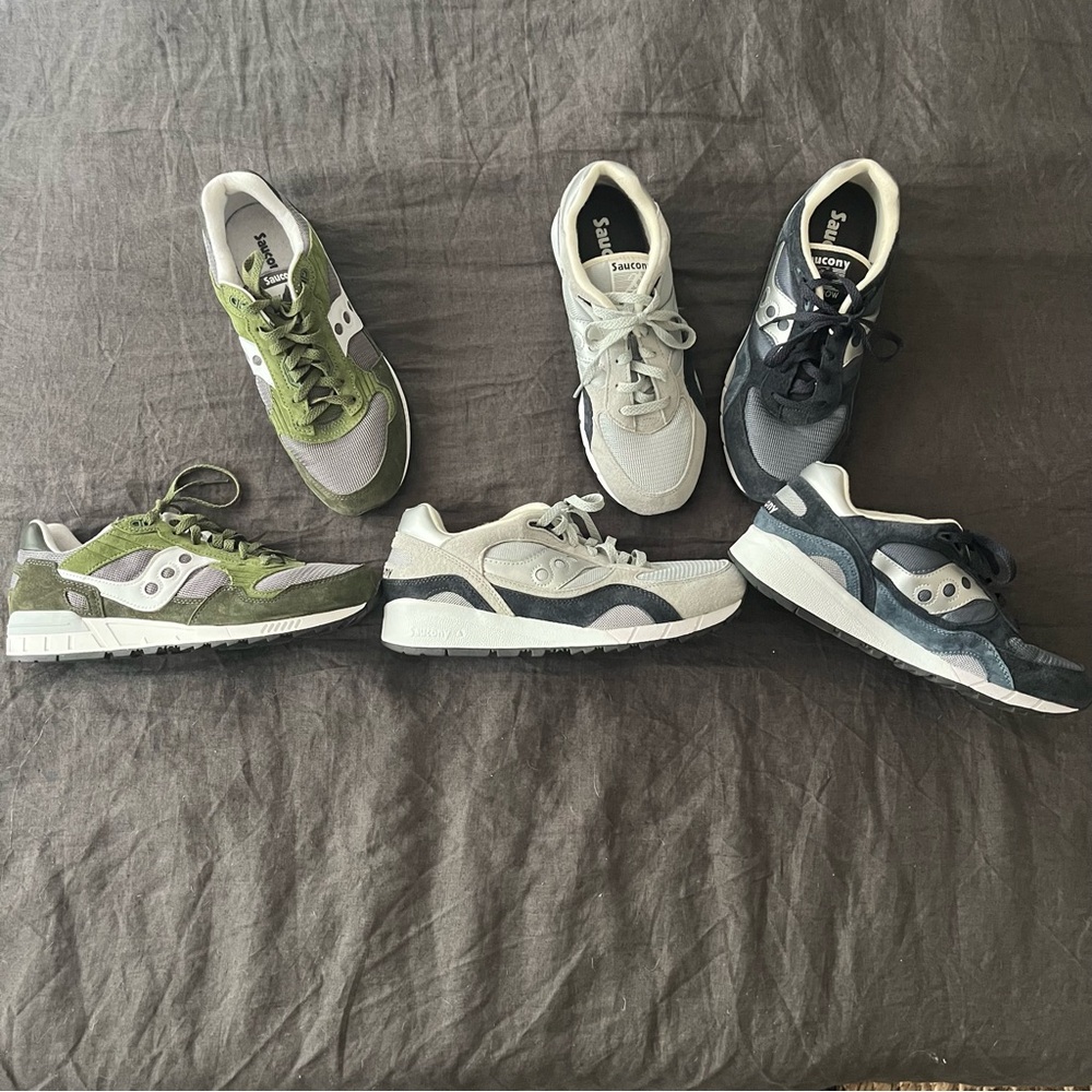 3 pair Saucony 5000 all 10.5